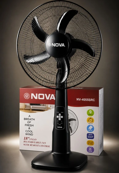 پنکه شارژی ۴۰۵۵ NOVA(نوا)